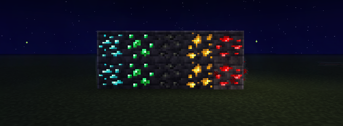 Glowing ores