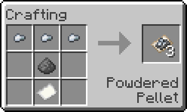 Powdered Pellet Recipe