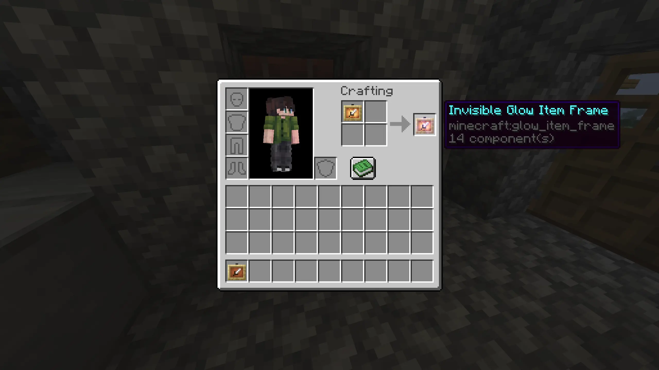 Invisible Glow Item Frame Recipe