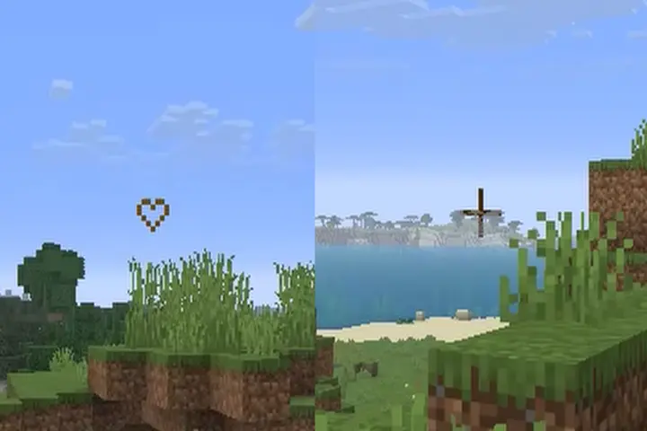 A side to side comparison.