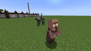 minecraft villager running away from pillagers
