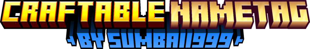Craftable Nametag