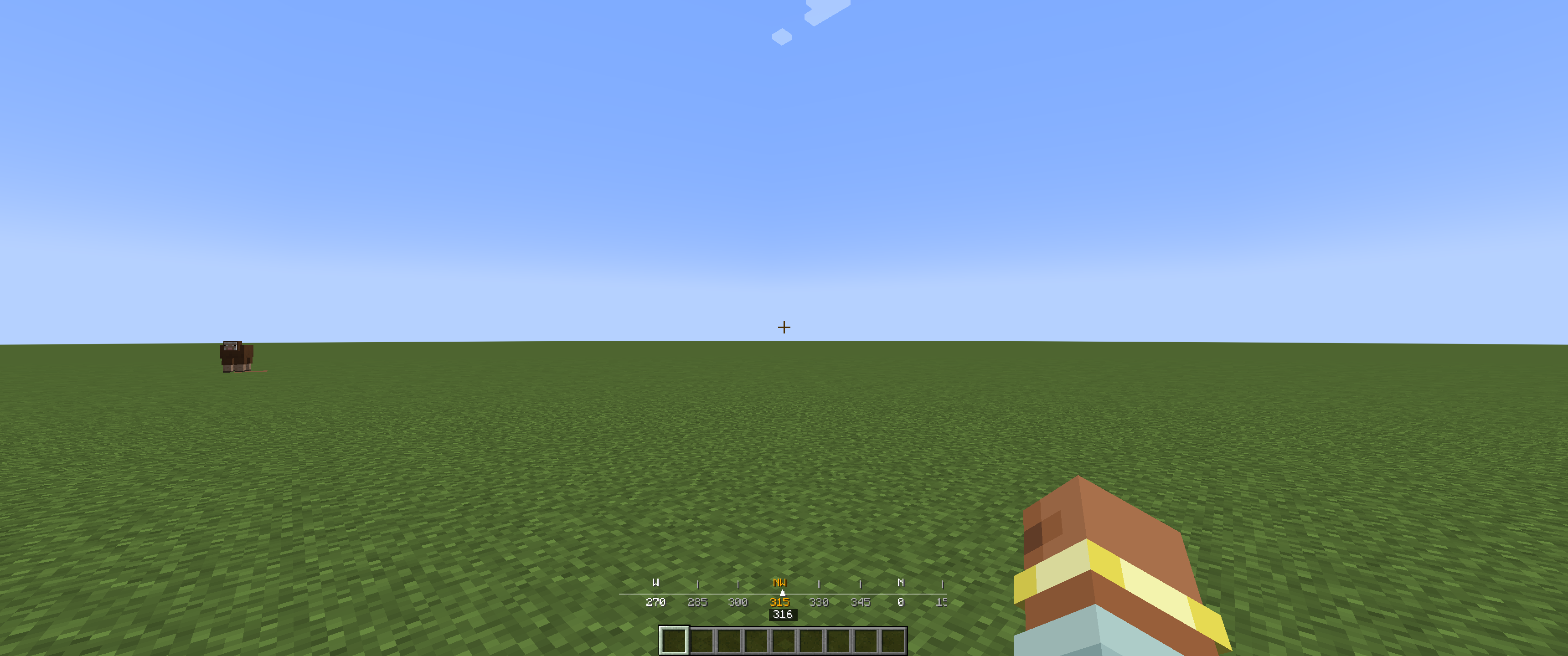 Hud compass in Hotbar