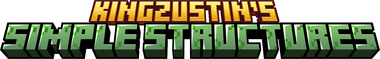 kingzustin's Simple Structures Minecraft Data Pack
