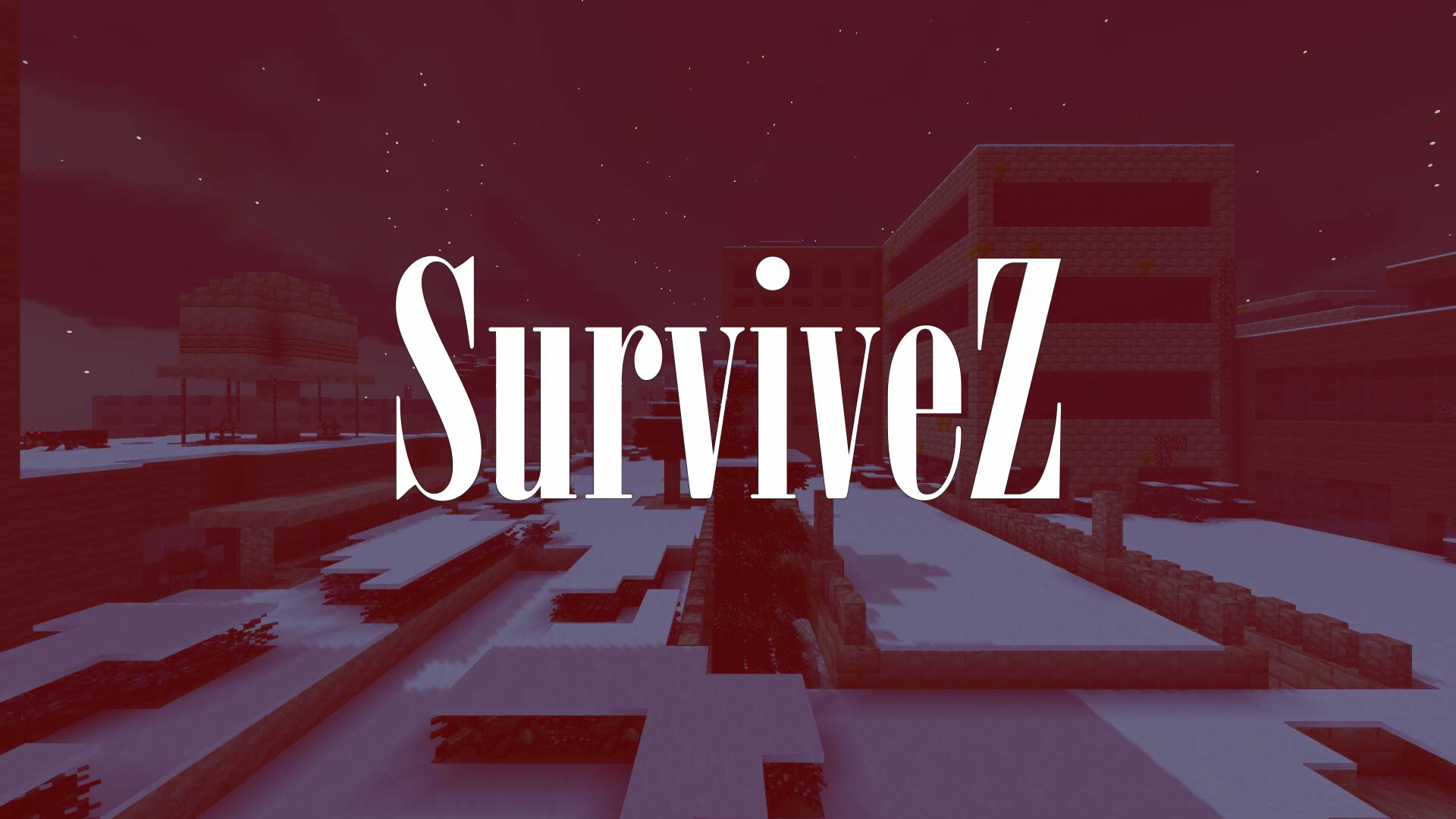 Survive-Z logo over a ruined city background