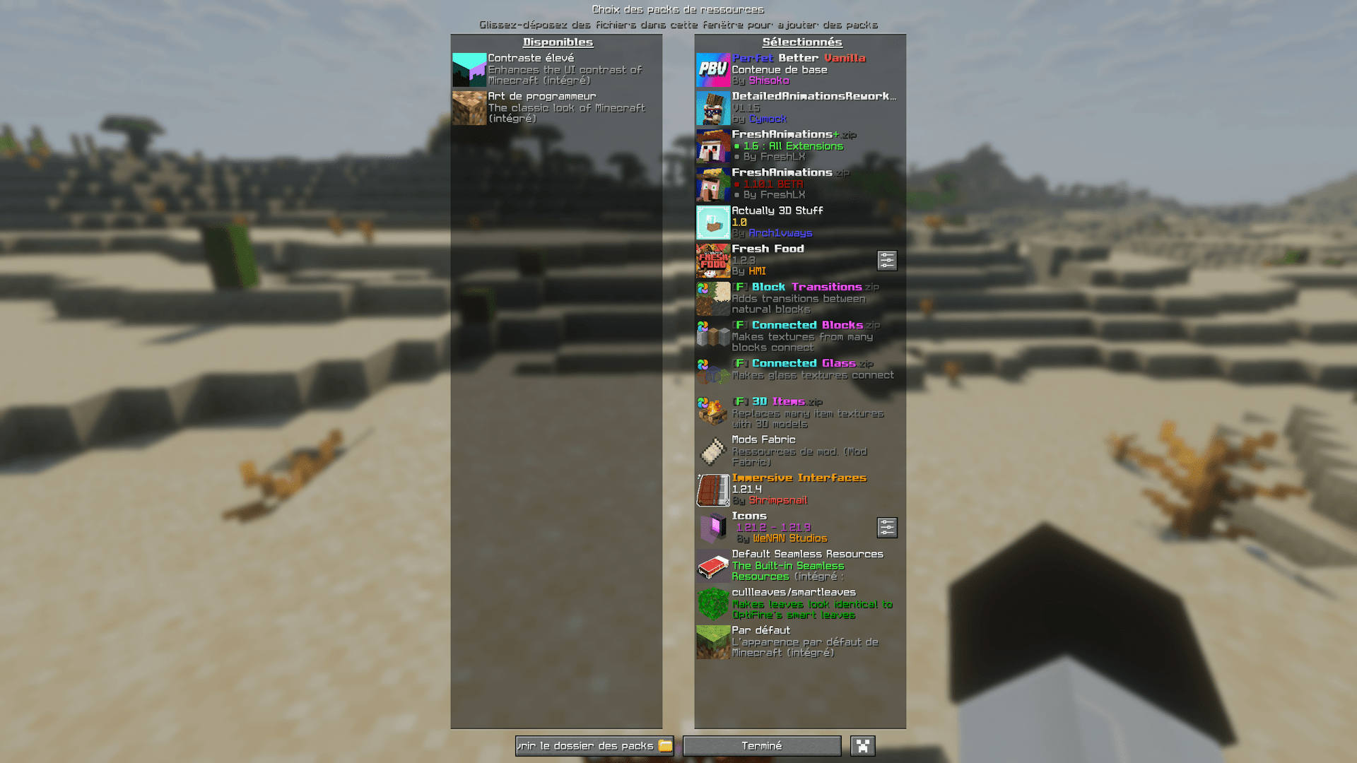 Texture packs