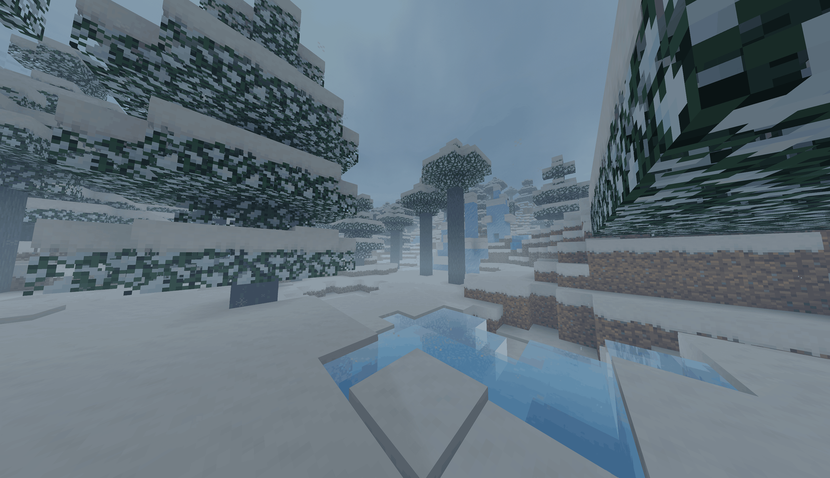 A never ending snow storm everywhere in this world