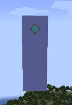 First block : Blue Snow Block, Second Block: Blue Snow Block, Third Block: Blue Snow Golem Core