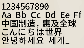 font