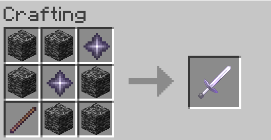 Adminium Sword Crafting Grid