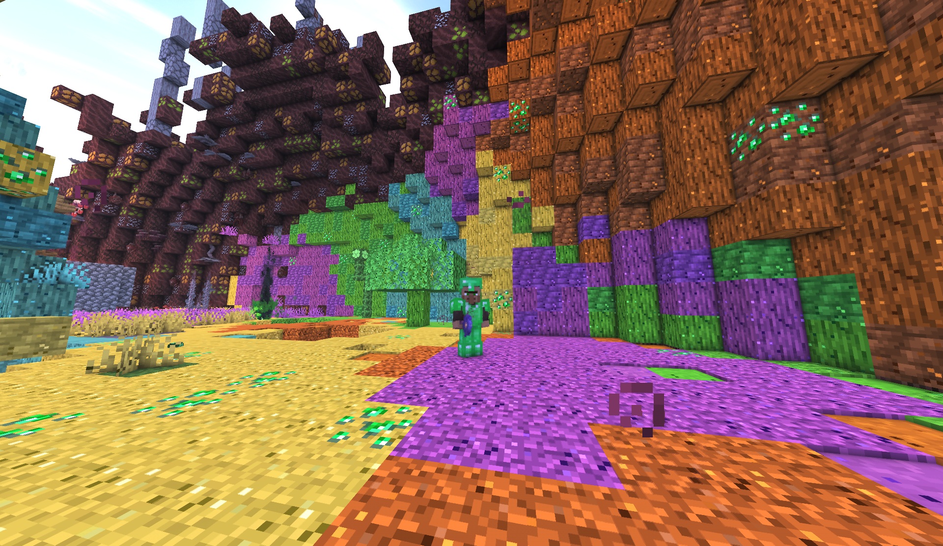 A place covered with infested zones