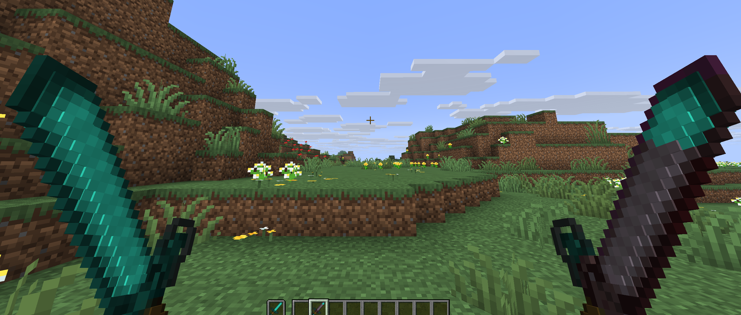 New diamond sword and netherite sword models