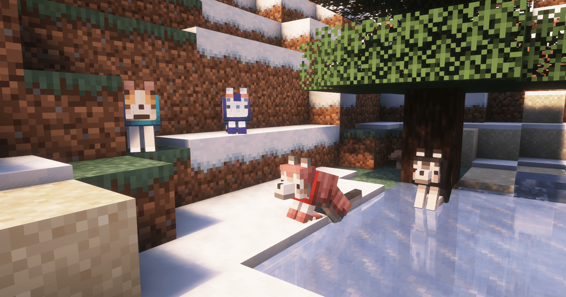 Doggos found in the Taiga Biome