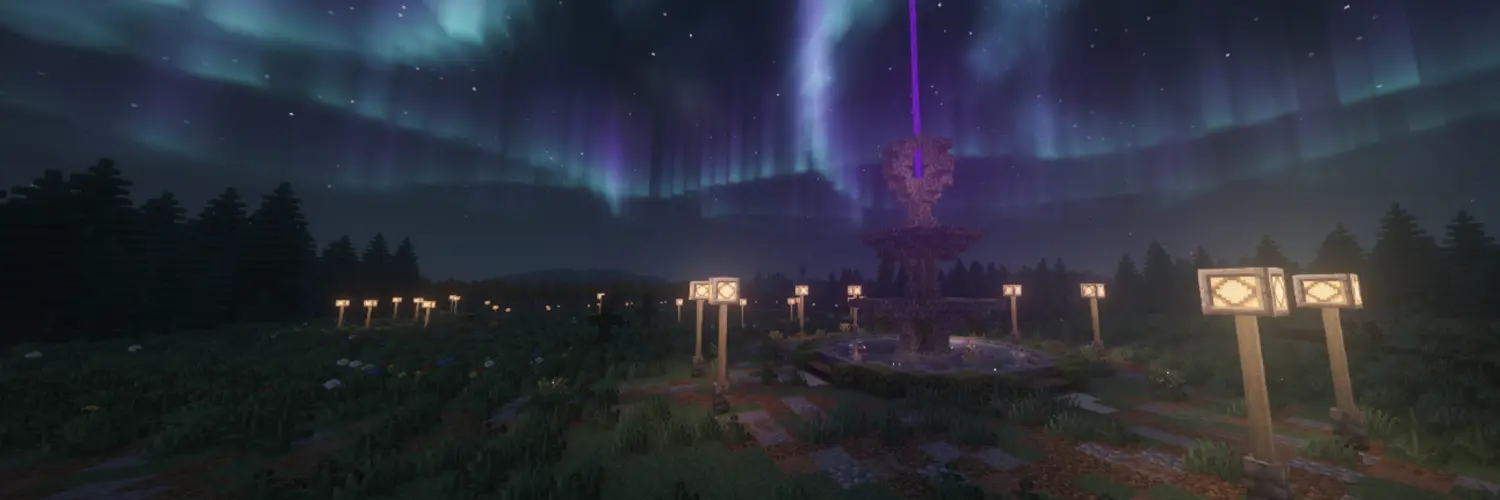 Screenshot of this season's spawn, built by Cloverwei.