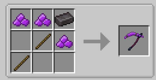 Tanzanite Scythe Recipe