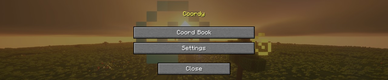 Coordy Menu