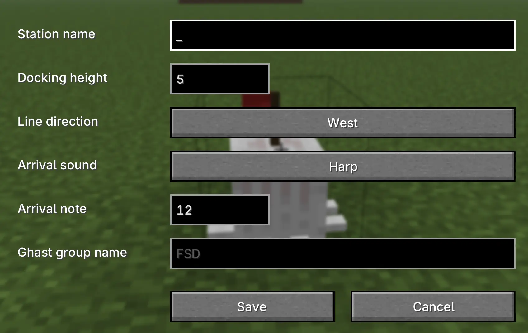Ghast Station GUI