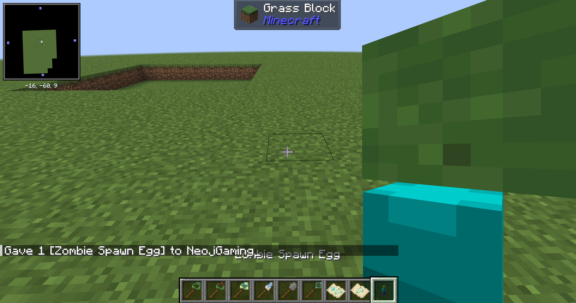 Zombie spawn egg with custom model