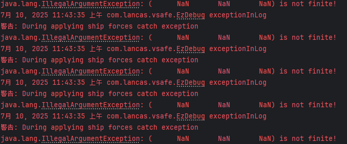 Catch invalid force