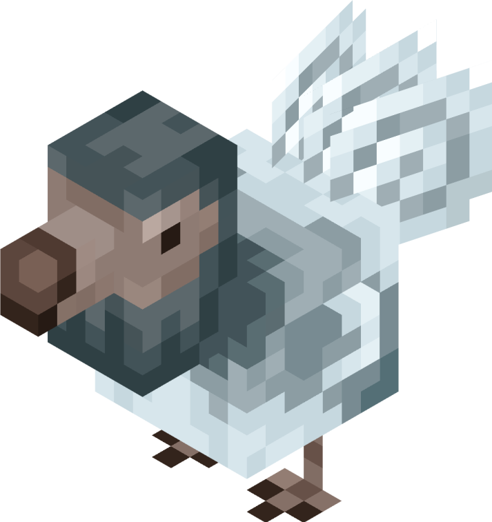 The dodo mod, a smal plump bird with a fluffy tail