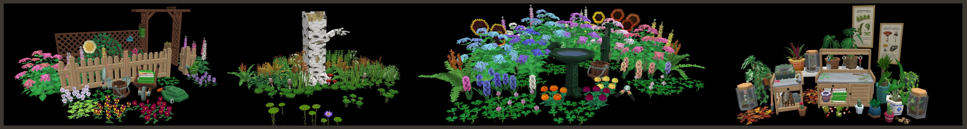 Panorama shot of some of the decorations
