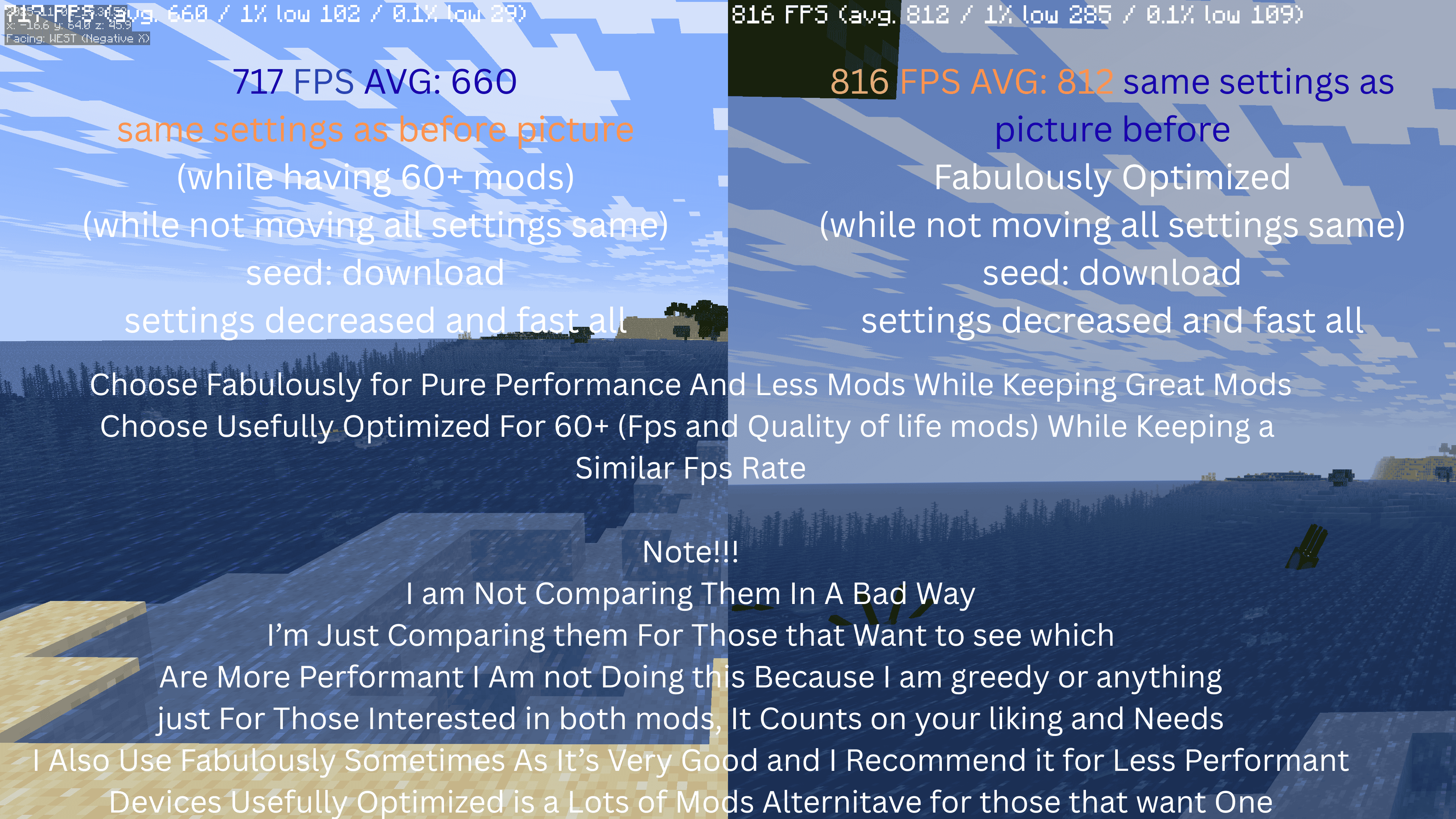 FPS while not moving