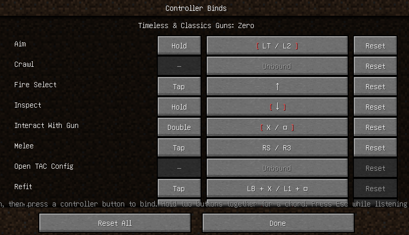 edit buttons