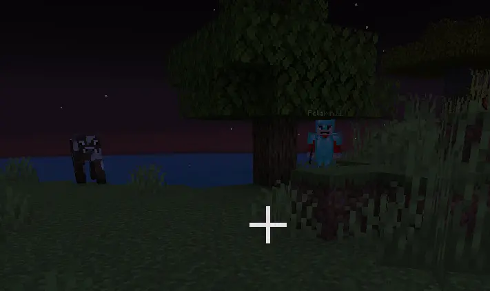 The mimic copying the lodout of the player.