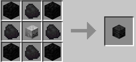 Wither Skeleton Crafting Recipe