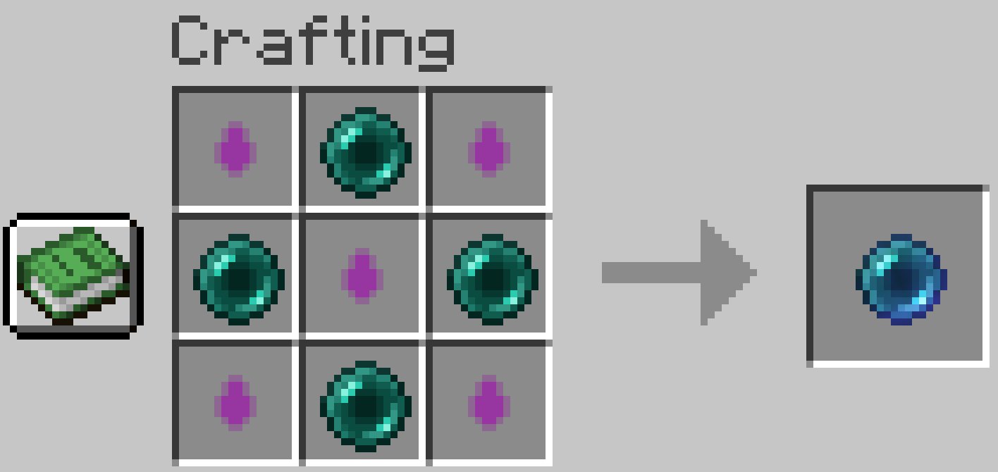 The infinipearl crafting recipe