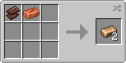 Crafted with 1 Netherite Scrap and 1 Copper Ingot
