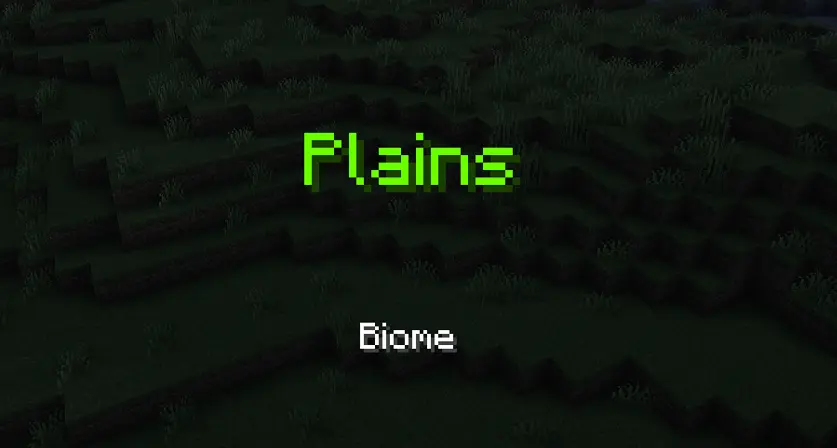 An example of a biome introduction to a plains biome