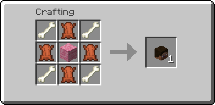 Player Head Crafting Recipie
