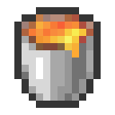 Lava bucket animation