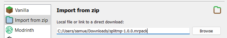 import the flipping file