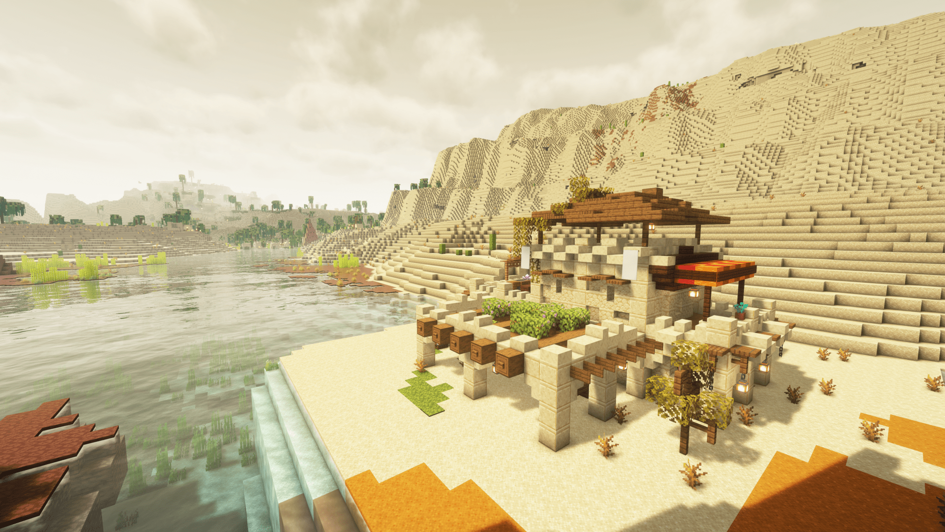 A hut in the desert