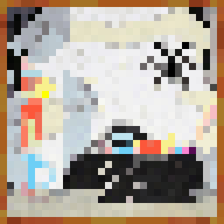 Original texture of the painting "The Stage Is Set"