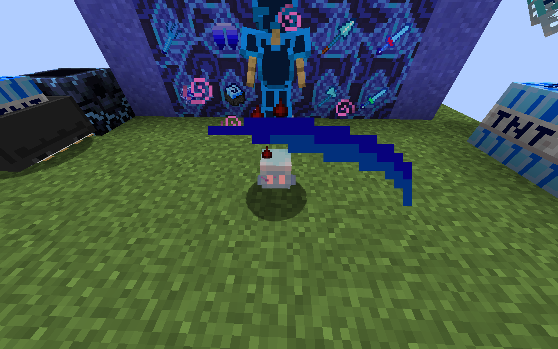Custom sweep particles