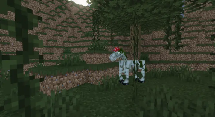 bogged skeleton horse