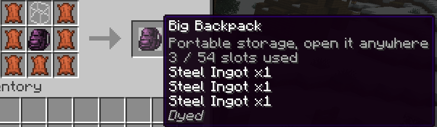 Upgrade and keep the dye and items!