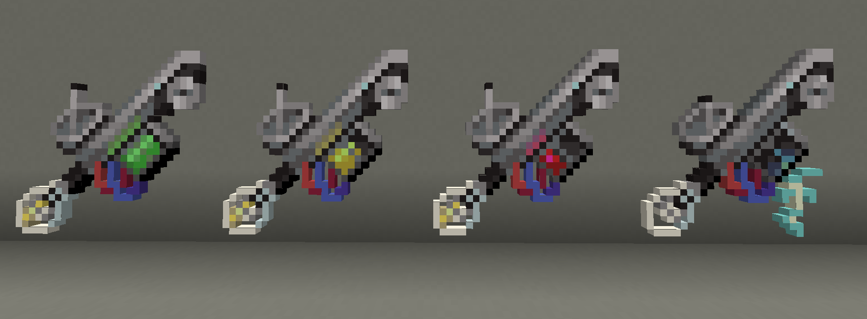 Four variations of one sword