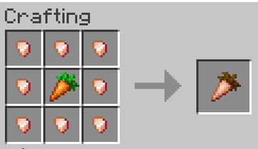 Rose Golden Carrot crafting