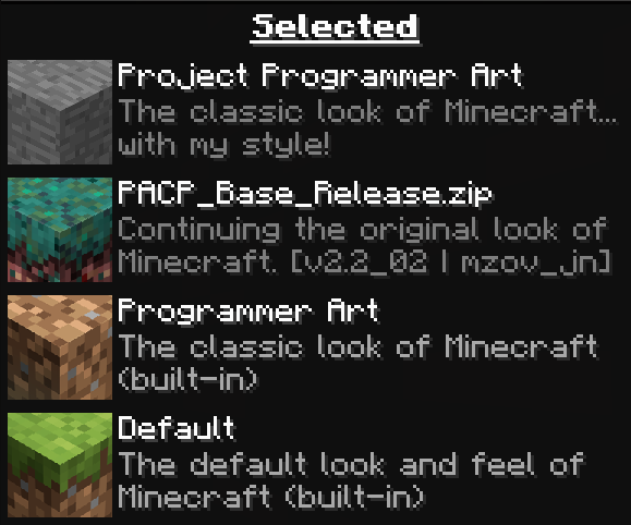 Place Project Programmer Art above Programmer Art Continuation Project