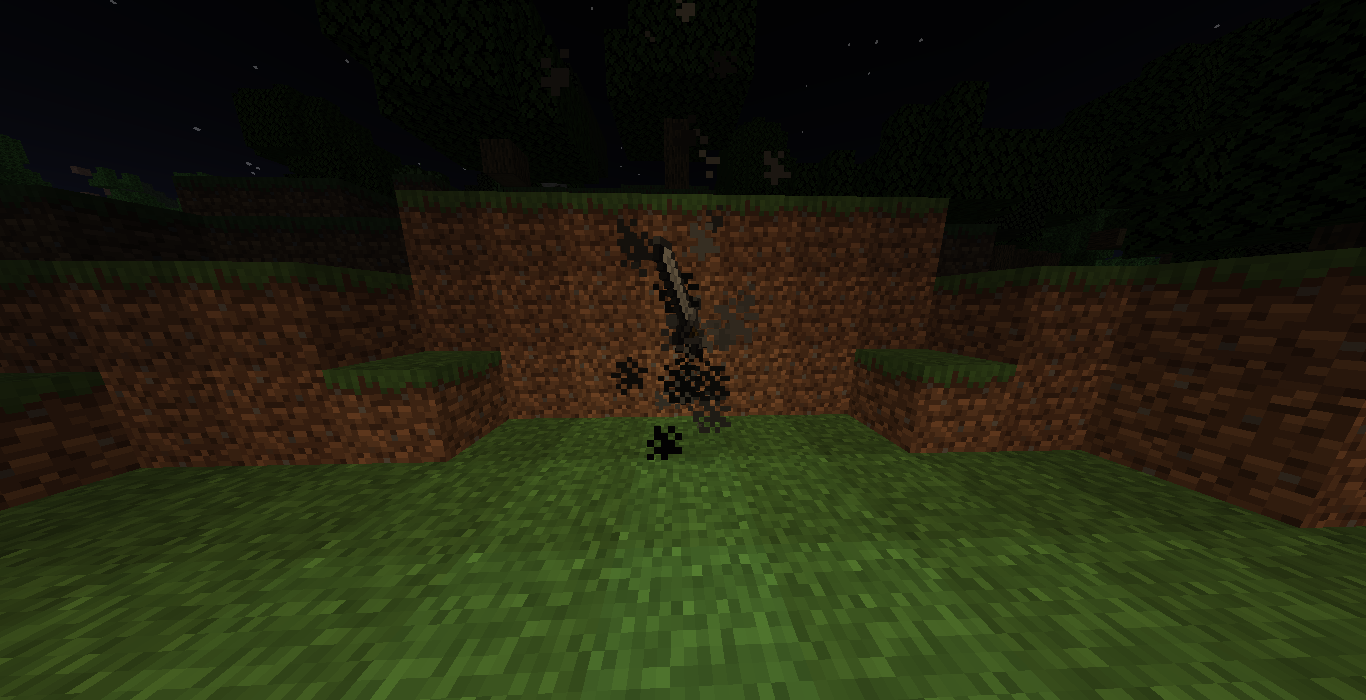 The Possessed Sword at night