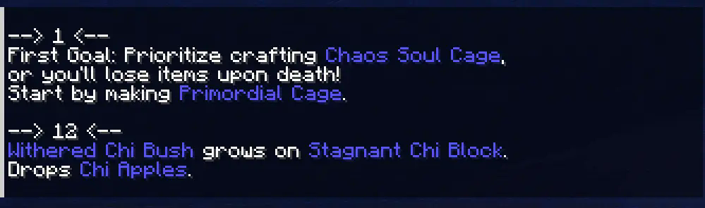 In-game tips
