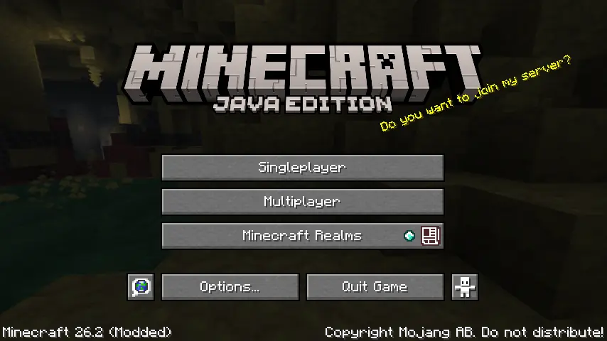 minecraft titlescreen