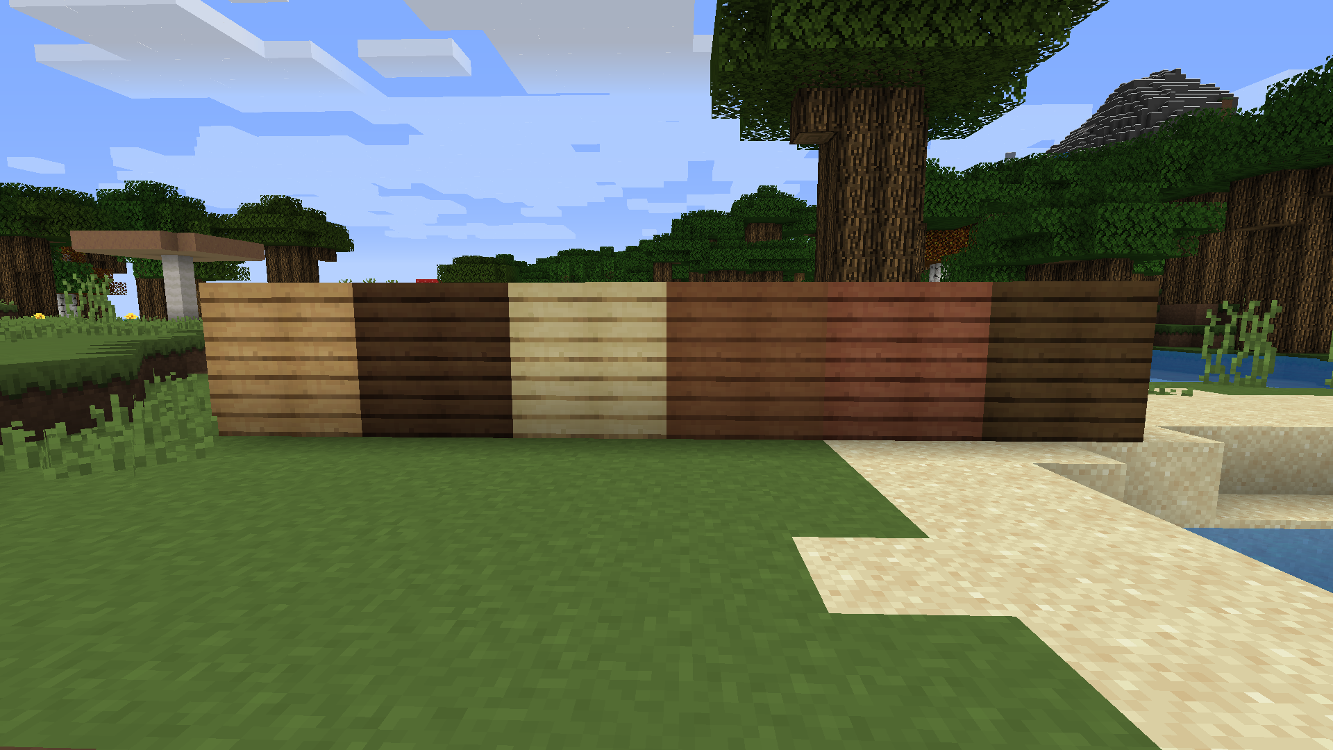 All the wood