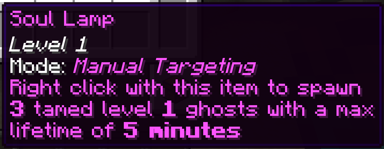 Tooltip of the trinket