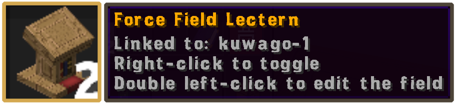 FF Lectern menu