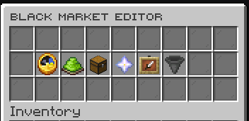 Blackmarket Admin Editor